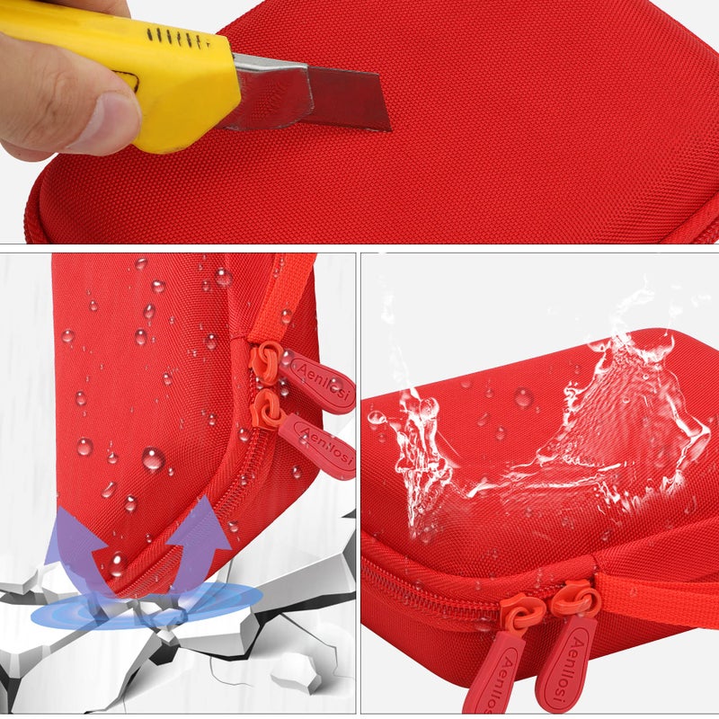 Aenllosi Hard Carrying Case Compatible with VTech KidiZoom Creator Cam (red) - Image 3