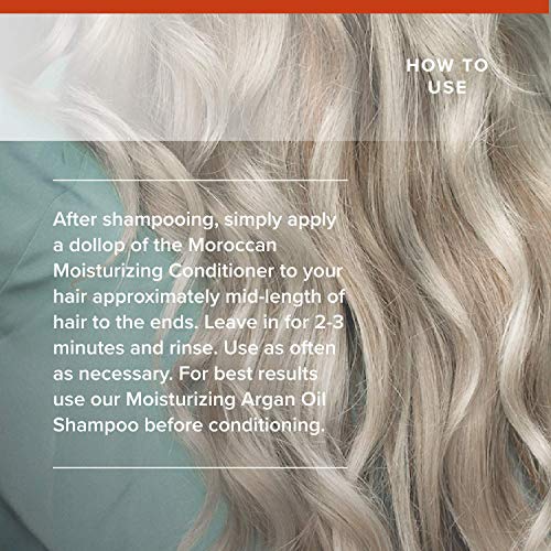 Royal Moroccan Moisturizing Conditioner Hair Products - Moisturizing Conditioner For Dry and Colored Hair 500 ml 16.9 fl.oz, Base of Moroccan Argan oil, For color – Treated Hair, Frizzy Hair. - Image 5