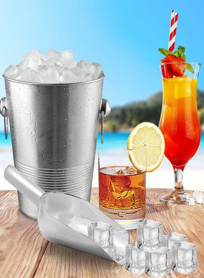 نيوتري شيف مغرفة ثلج من الفولاذ المقاوم للصدأ من نوتري شيف - مجرفة معدنية للطعام والمشروبات، مثالية للمطبخ، البار، حفلات البوفيه، وحفلات الزفاف، متينة وقوية التحمل، آمنة للغسل في غسالة الصحون، حجم متعدد الاستخدامات 12 أونصة - PKSCOOP4 - Image 3