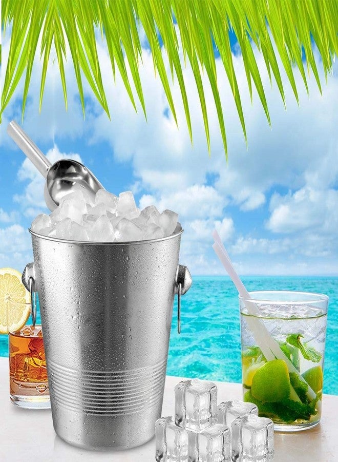 نيوتري شيف مغرفة ثلج من الفولاذ المقاوم للصدأ من نوتري شيف - مجرفة معدنية للطعام والمشروبات، مثالية للمطبخ، البار، حفلات البوفيه، وحفلات الزفاف، متينة وقوية التحمل، آمنة للغسل في غسالة الصحون، حجم متعدد الاستخدامات 12 أونصة - PKSCOOP4 - Image 4