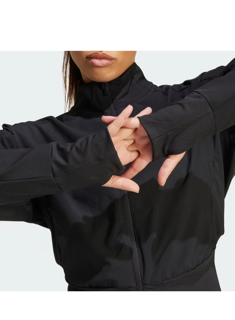 adidas High-rise elastic hem Full-Zip Training Jacket