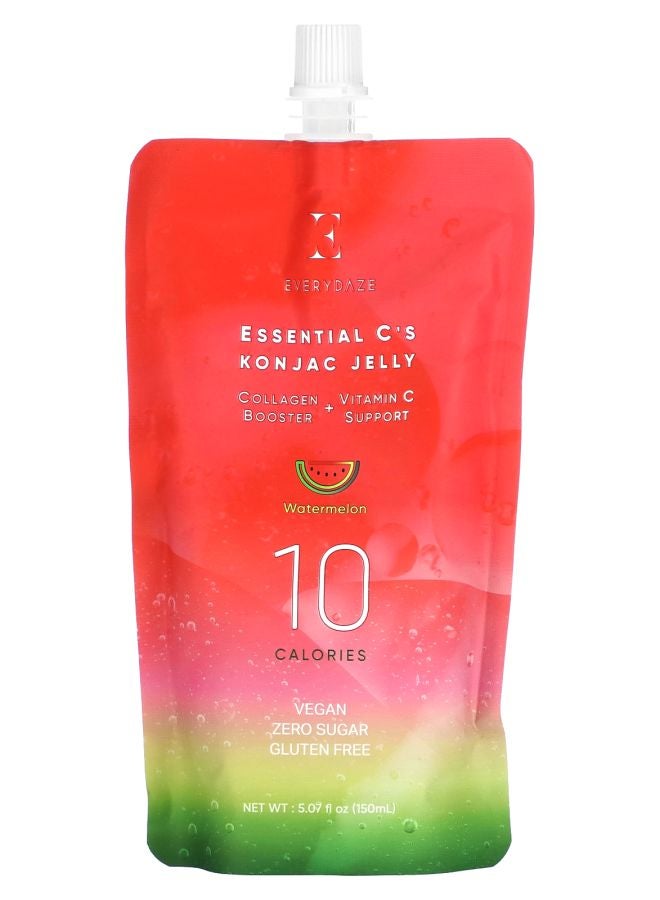 Essential C's Konjac Jelly Watermelon 5.07 fl oz (150 ml)
