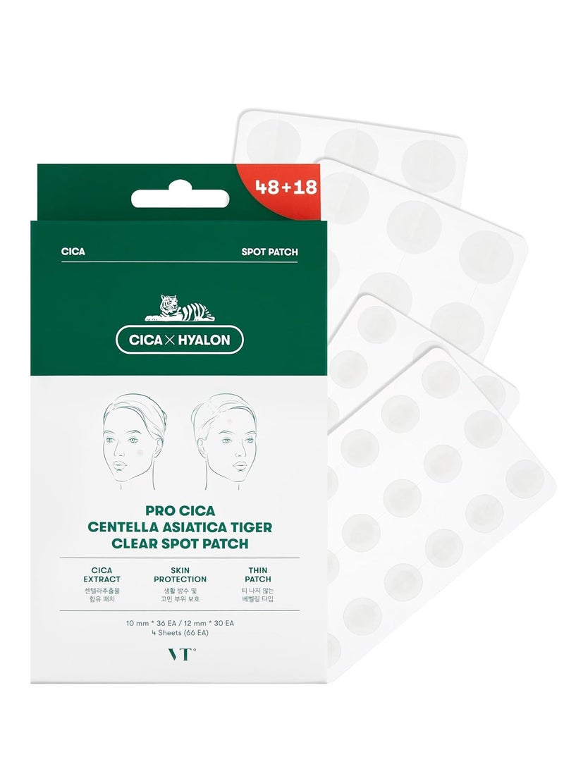 في تي كوزمتيكس في تي كوزمِتكس برو سيكا سينتيلا أسياتيكا تايغر كلير سبوت باتش | ‎٦٦ لصقة - Image 1