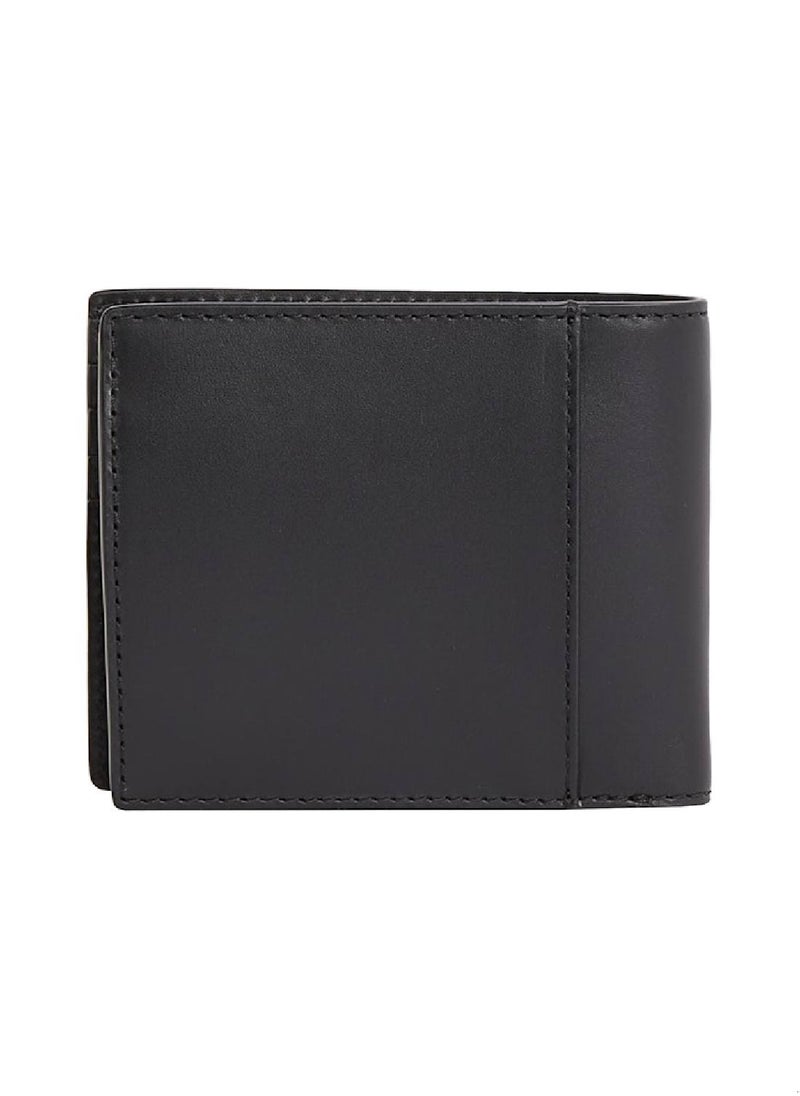 Calvin Klein Jeans - Men's Bifold Wallet - Leather, Black - Image 1