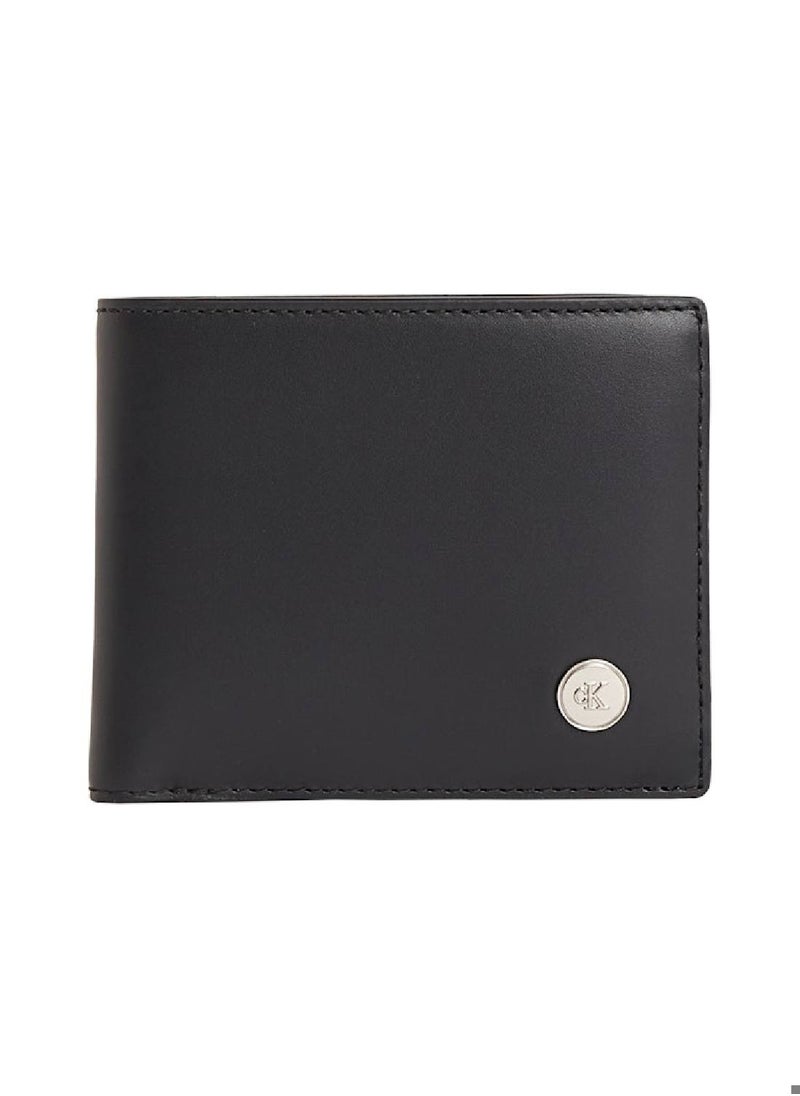 Calvin Klein Jeans - Men's Bifold Wallet - Leather, Black - Image 1