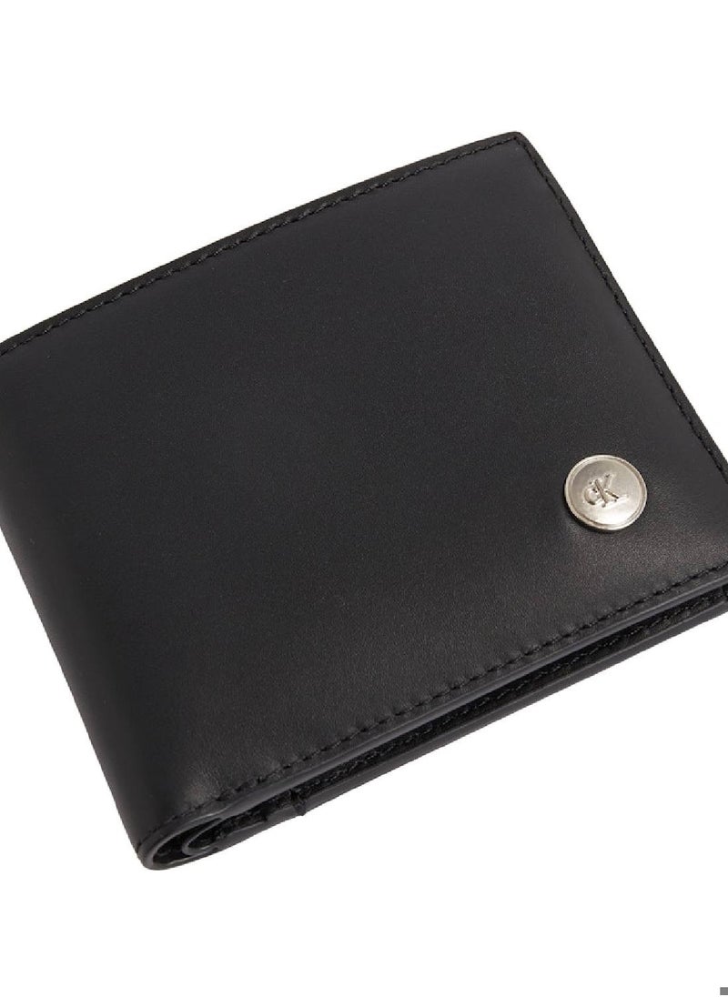 Calvin Klein Jeans - Men's Bifold Wallet - Leather, Black - Image 1