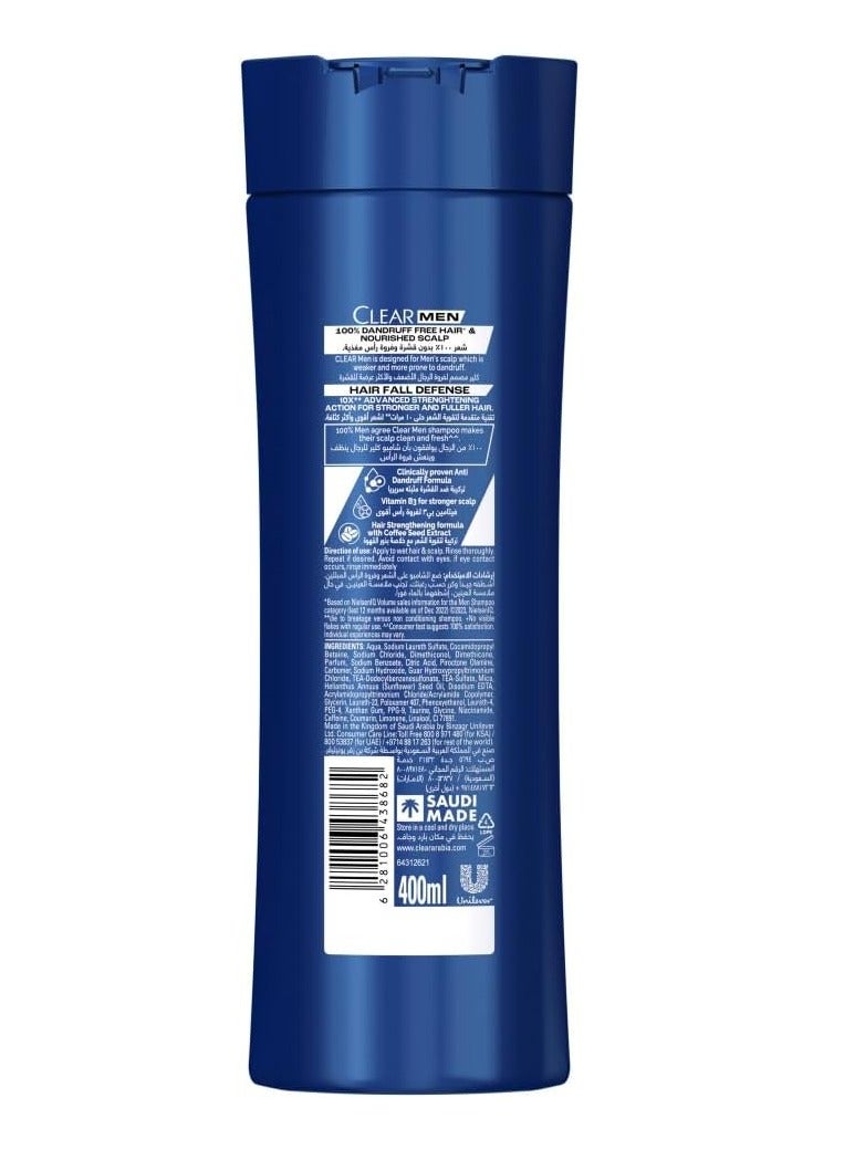 CLEAR Hair Fall Defence Shampoo 400ml - Image 2