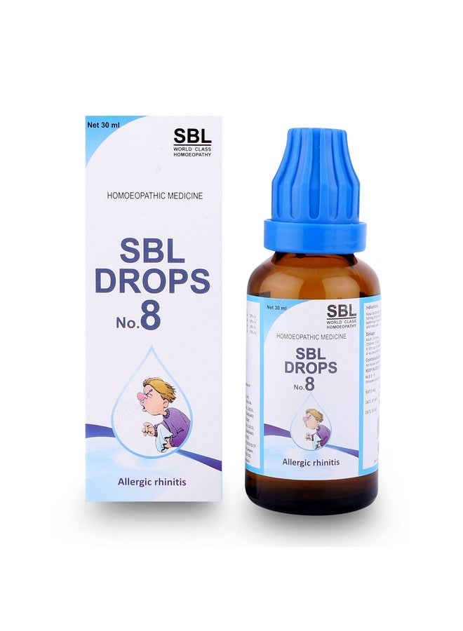 SBL's Drops No. 8 (For Allergic Rhinitis) - 30 ML |Pack Of 1|