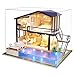 Spilay Dollhouse Miniature with FurnitureDIY Wooden Crafts Doll House Mini Handmade Kit124 Scale Creative Room Idea Gift for Adult Friend Lover Time Apartment with dust Cover Music Box - Image 2