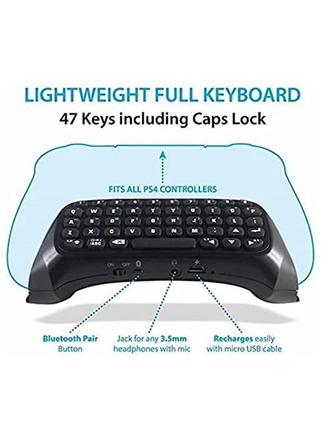 Generic Wireless Controller Keyboard for PS4,  Portable Gamepad Chatpad  for Playstation 4  - Image 4