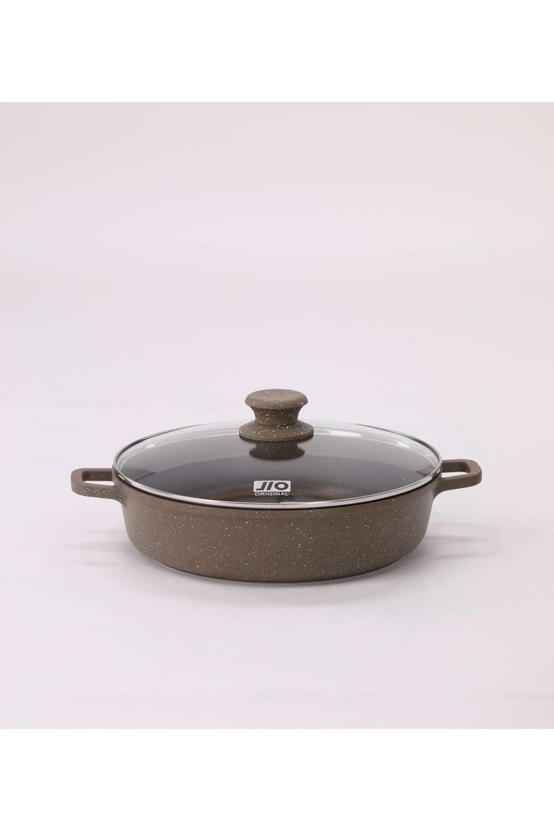 40cm frying pan with glass lid