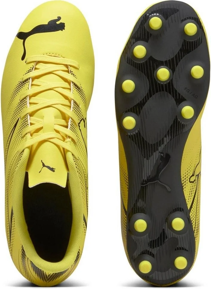 بوما Attacanto FgAg Men's Yellow Cleats 10747702
