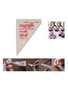 ECVV ECVV 100Pcs Disposable Cream Pastry Bags Cake Icing Piping Baking Bags Desserts Decoration Tools 12.2 X 8.2 Inches (31 X 21Cm)  - Image 3