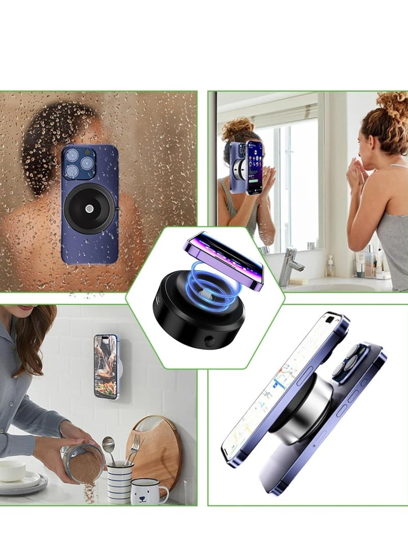 ELTRAZONE Magnetic Suction Phone Holder - Intelligent Car Mount with 360° Magnetic Grip (Black) - Image 4