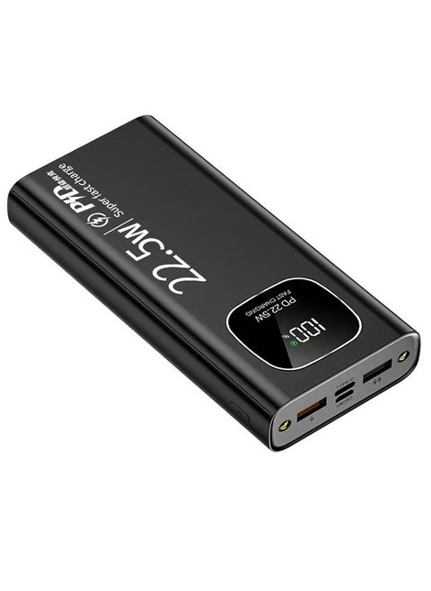 Rated Capacity 20000 mAh Power Bank -PD 22.5W Bidirectional Fast Charging- High-Speed Portable Power Source - Portable Fast Charger  - Smart Digital Display - High-Capacity Battery Pack Mobile power supply for iPhone 16/15/14 Series, Samsung, Huawei, Xiaomi, Redmi, Vivo, Oppo, iPad, Apple Watch and More