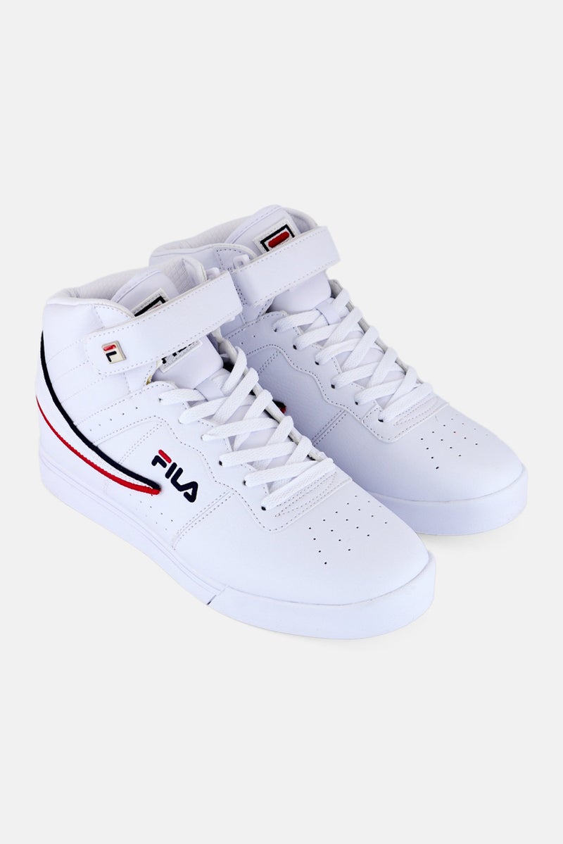 FILA Men Vulc 3 Outline Updown Lace Up Outdoor Shoes, White  - Image 1