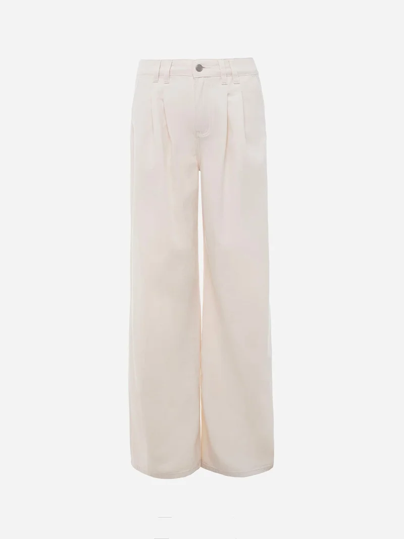 Lichi Loose jeans with pleats at the waist