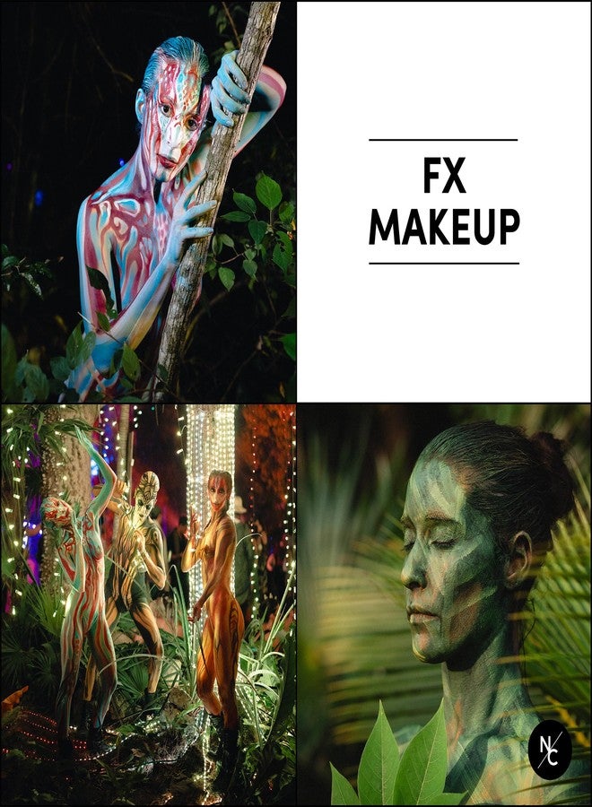 Narrative Cosmetics FX 12-Color Palette - Water-Activated Face & Body Paint for SFX, Theater, Cosplay - High-Pigment, Blendable SFX Makeup, Easy-to-Use for Film & TV - Image 2