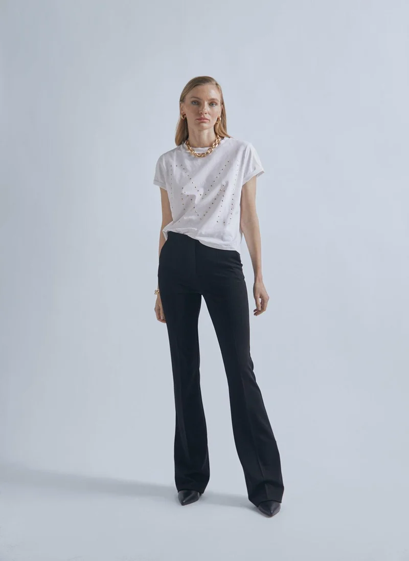 Lola Casademunt T-shirt with M rhinestone detail