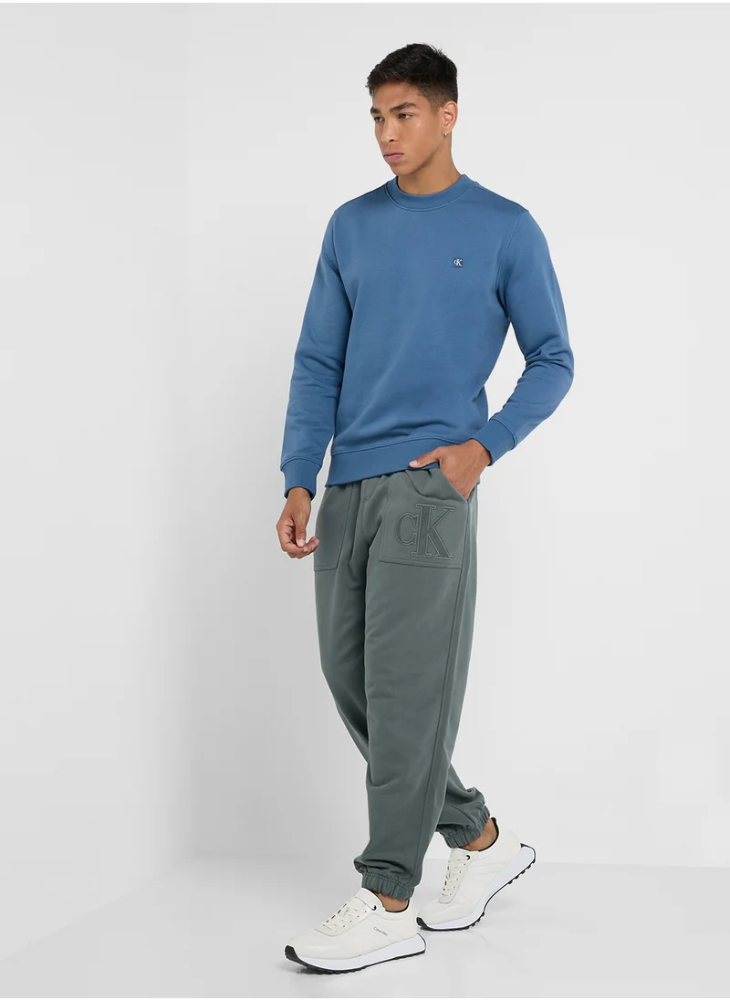 Calvin Klein Jeans Logo Crew Neck Sweatshirt