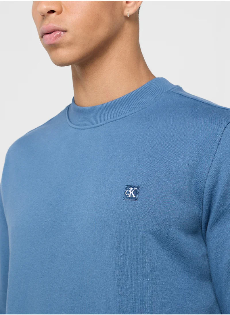Calvin Klein Jeans Logo Crew Neck Sweatshirt