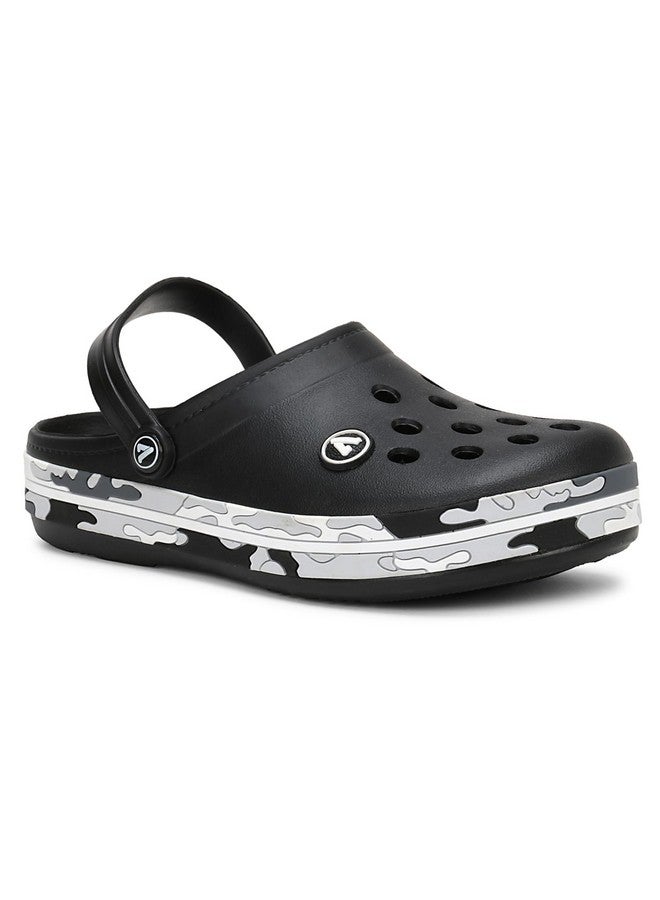 Aqualite Mens Black Clogs UK 6 - Image 2