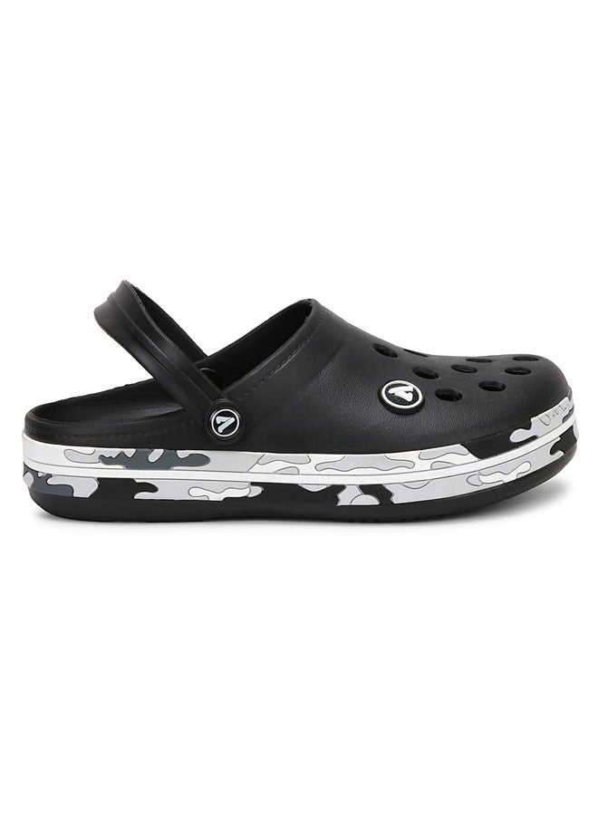 Aqualite Mens Black Clogs UK 6 - Image 3