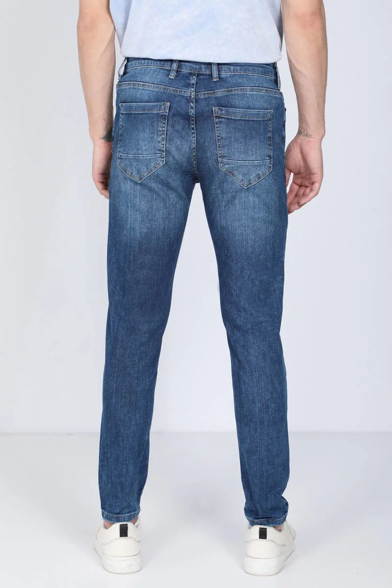Banny Jeans Mens Blue Straight Fit Jeans