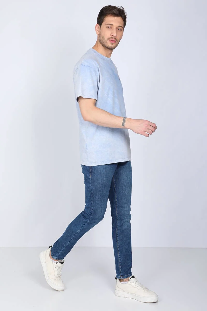 Banny Jeans Mens Blue Straight Fit Jeans