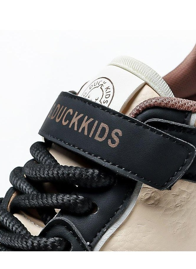 G.DUCK - Children's Leather Waterproof Board Shoes, Casual Flat Shoes - Image 1