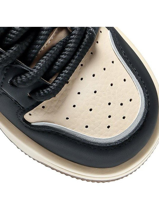 G.DUCK - Children's Leather Waterproof Board Shoes, Casual Flat Shoes - Image 1