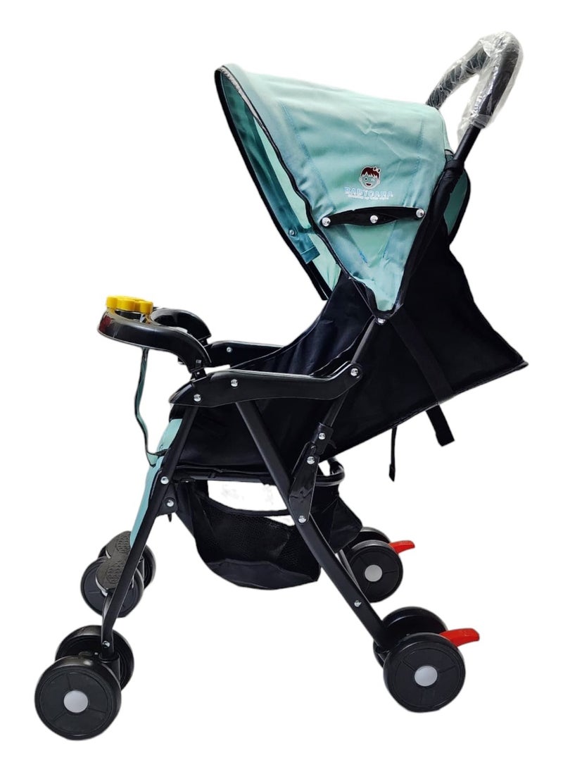 BABYCARA Lightweight Stroller with Adjustable Seat and Convenient Storage Basket  - Image 5