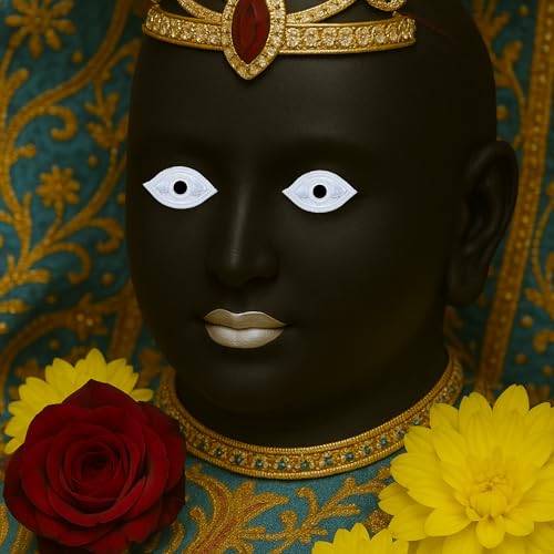 Vail Creations 2 Pcs Medium Silver Eyes for God Goddess MATA Hanuman Ji - Image 4