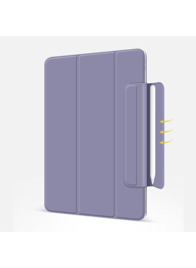 Generic - For 2021iPadPro11 Magnetic Buckle Mini6 Protective Case Pro12.9 Double-sided Clip Tablet Computer Case-Color:Glacier Blue-Applicable Model:Mini6 - Image 1