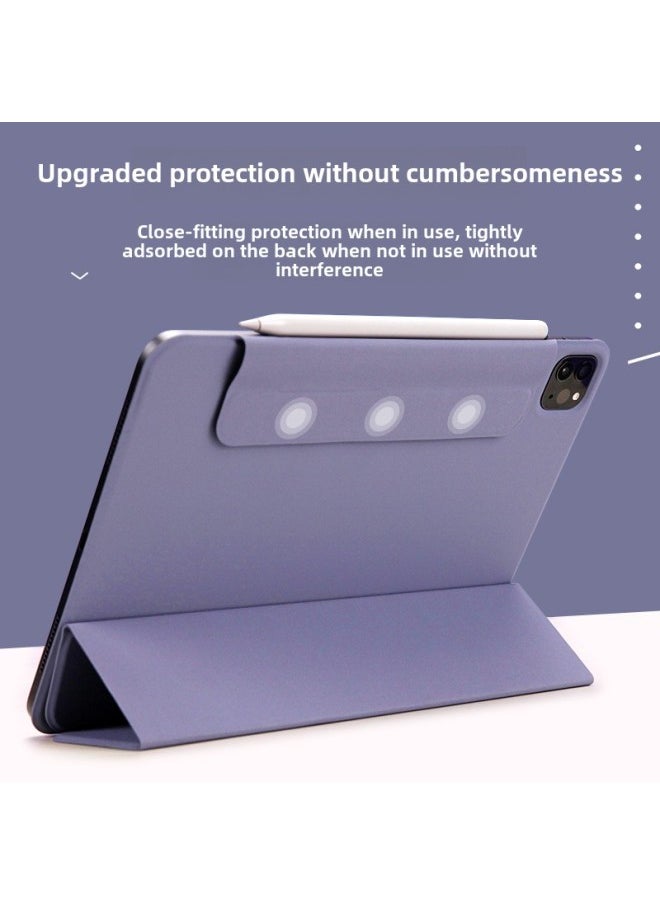 Generic - For 2021iPadPro11 Magnetic Buckle Mini6 Protective Case Pro12.9 Double-sided Clip Tablet Computer Case-Color:Glacier Blue-Applicable Model:Mini6 - Image 1