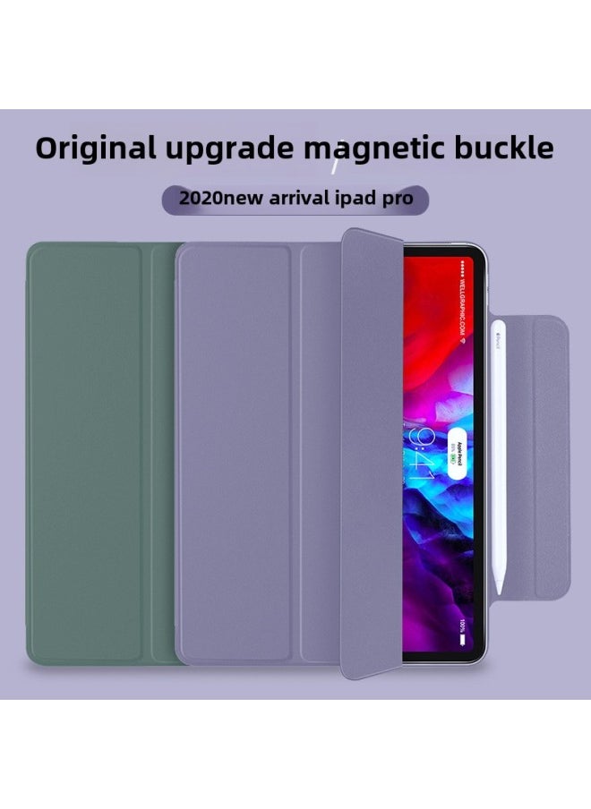 Generic - For 2021iPadPro11 Magnetic Buckle Mini6 Protective Case Pro12.9 Double-sided Clip Tablet Computer Case-Color:Glacier Blue-Applicable Model:Mini6 - Image 1