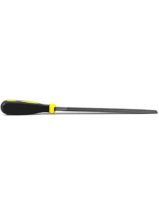 Arabest Semi Round Hand Rasp File, 8 inch T12 Alloy Steel Ergonomic Grip Metal Half Round File for Woodwork, Metal, Leather, Steel, and Plastic  - Image 2