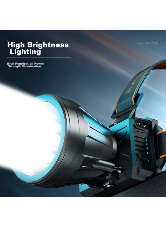SupFire Hl82 Headlamp, High Brightness, Long-Range, Long Battery Life, Motion-Sensing, For Night Fishing, Beach Combing, Waterproof, Head-Mounted Flashlight For Fishing - Image 5