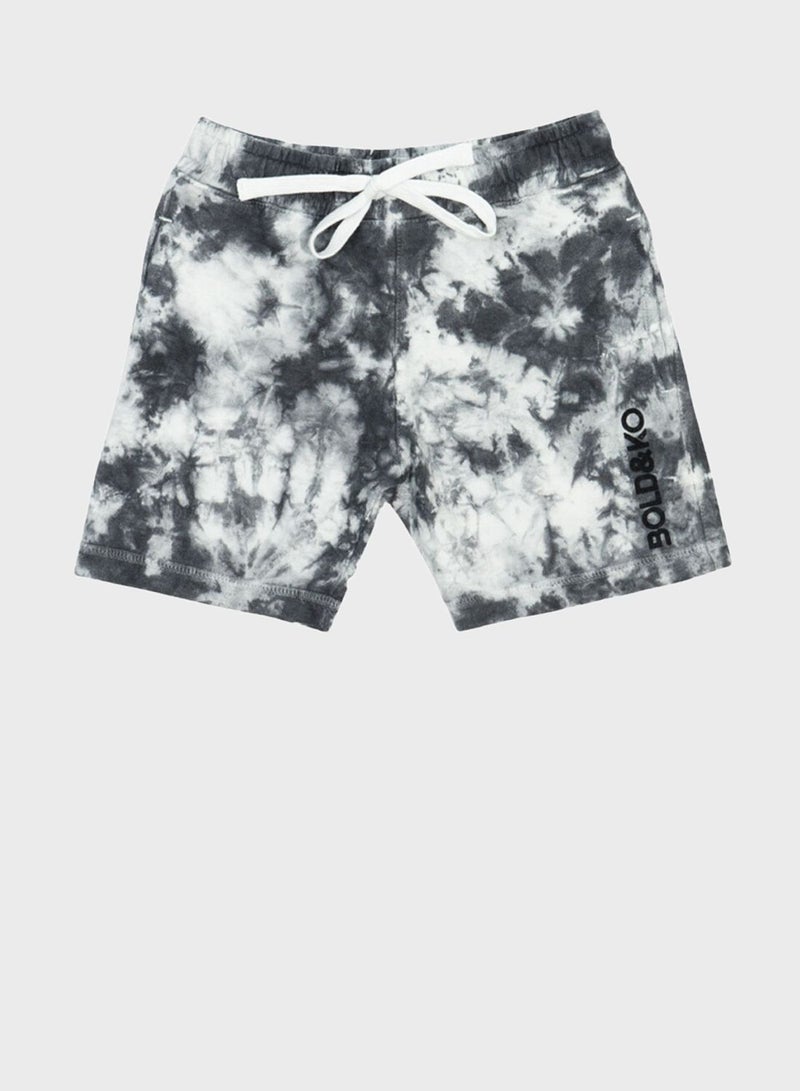 BOLD&KO Kids Tie Dye Shorts - Image 1