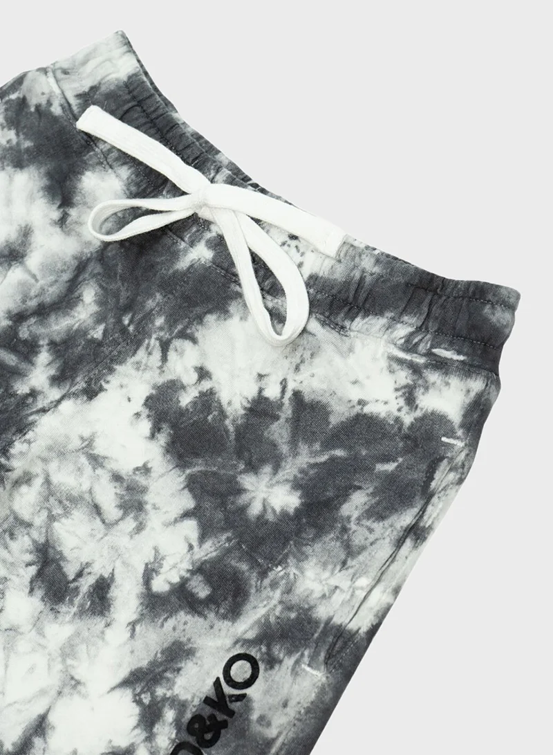 بولد اند كو Kids Tie Dye Shorts