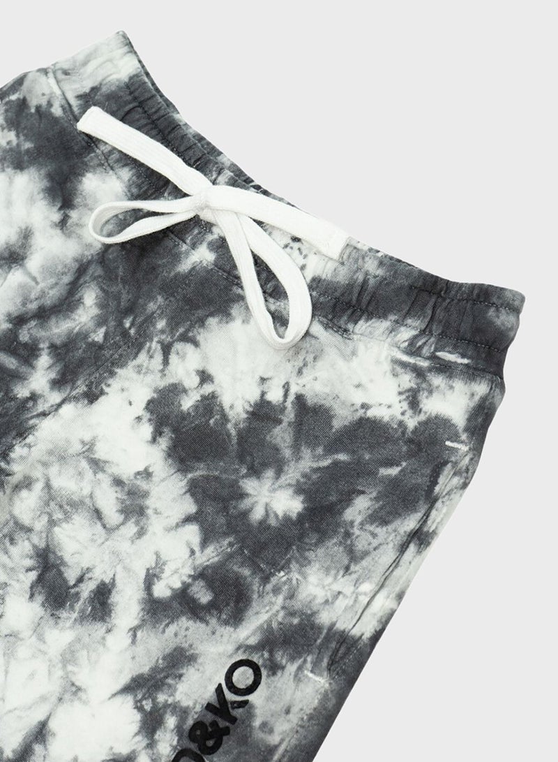 BOLD&KO Kids Tie Dye Shorts - Image 4