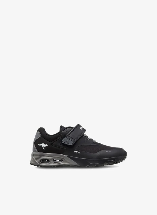 kangaROOS Boys' Panelled Sports Shoes with Hook and Loop Closure