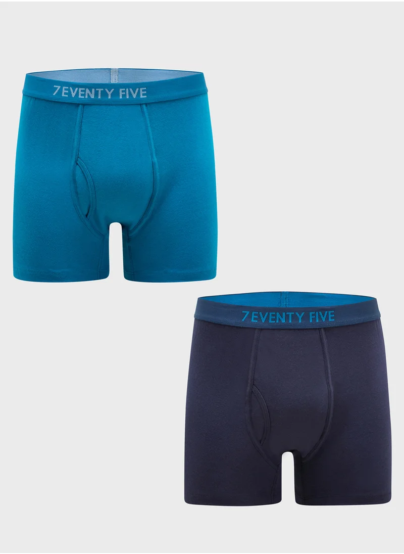 Seventy Five Basics Pack Of 2 Boxers