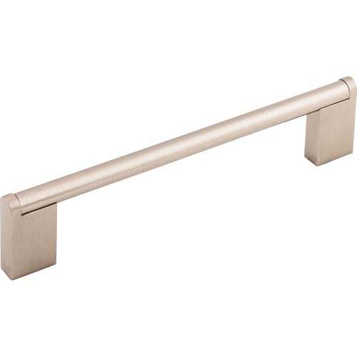 Top Knobs M1043 Bar Pulls Collection 6-5/16" Princetonian Steel Bar Pull, Brushed Satin Nickel - Image 2