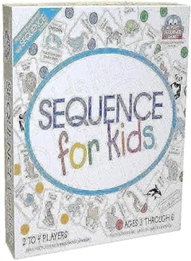 Sequence board game for kids