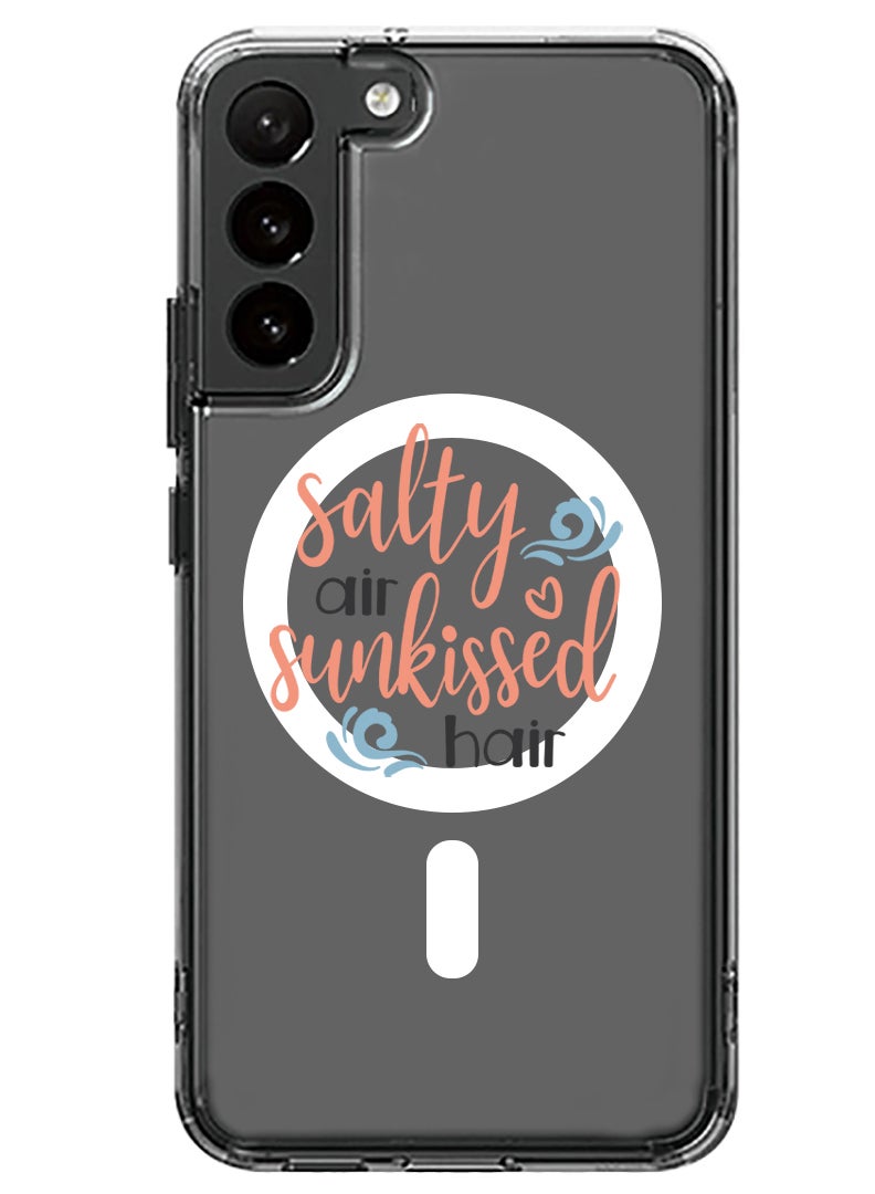 Theodor Magnetic Case for Samsung Galaxy S23 6.1-inch Compatible with MagSafe Wireless Charging, Shockproof Phone Bumper Cover Salty air sunkissed air copy - Image 1