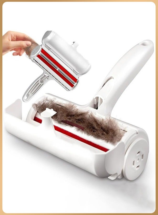 ChomChom Roller Pet Hair Removal Roller Tool - Cat and Dog Hair Remover for Furniture, Couch, Carpet, Clothing and Bedding - Portable, Multi-Surface Fur Removal Tool - Image 1