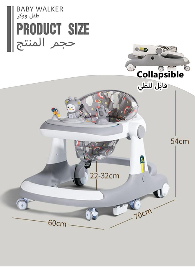 مس تيارا - مشاية أطفال 3 في 1 مع مقبض دفع للوالدين ووسادة مقعد كبيرة مريحة - Image 1