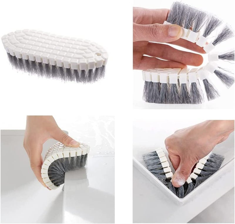 RoarCraft Multi Purpose Heavy Duty Scrub Brush Heavy Duty Hand Held Scrub Stiff Bristle Brush Multiple Segments are Bendable Brush 2 - Image 2