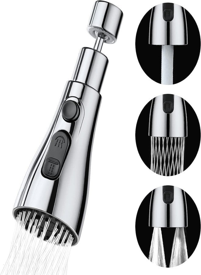 RECLUSE 360 Degree Movable Faucet Aerator Infinity with 3 Outlet Modes Multifunctional Tap | Universal Faucet Extender for Kitchen Bathroom Faucet Nozzle Attachment Replacement (Pack of 1) - Image 1